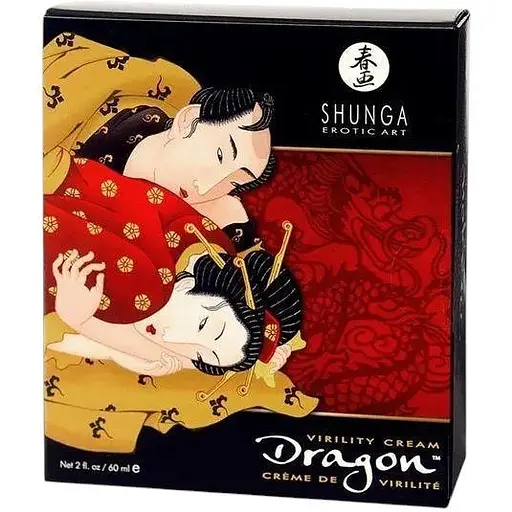 Стимулюючий крем для пар Shunga Dragon Cream 60 мл ефект тепло-холод і поколювання - фото 3