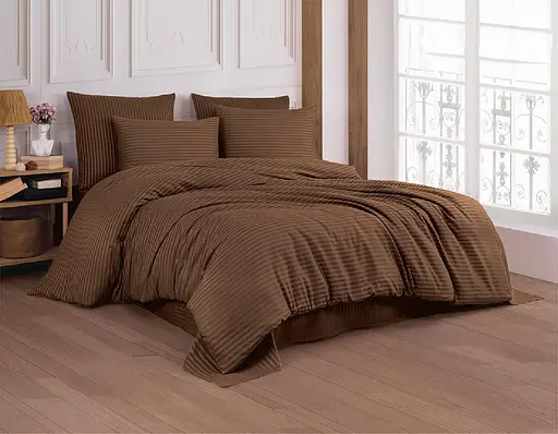 Постільна білизна Kahve Сатин-Stripe Cotton Shine pbe0051273 - фото 1