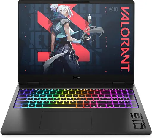 Ноутбук HP 16 OMEN MAX 16-AK0098NR IPS 2560x1600 240Hz/Ryzen 9 AI 375HX/32GB/1TB/RTX 5080/W11P/Shadow Black (CG6Y7UA) - фото 1