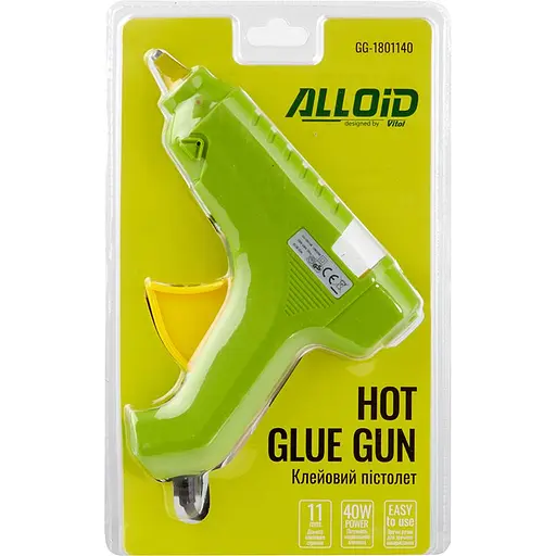 Клейовий пістолет Alloid Building Tools 40 Вт 11 мм (GG-1801140) - фото 4