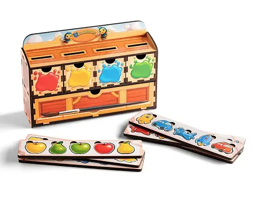 Дитяча розвивашка Волшебний комодик Кольори Ubee ПСД071