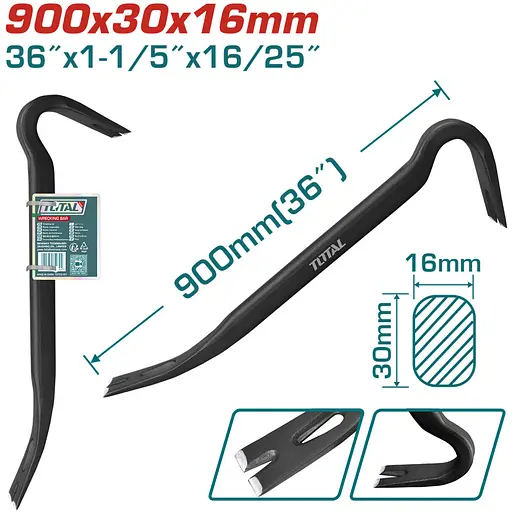 Лом-гвоздодер Total THT431362 - фото 2