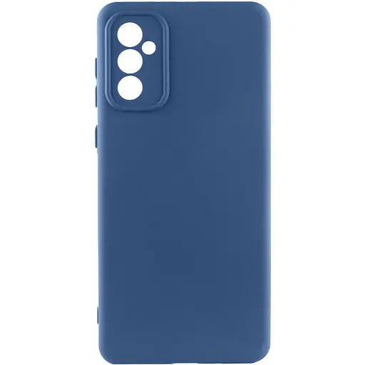Чохол Getman TPU Liquid Silk Full Camera для Samsung Galaxy A35 Синій/Navy Blue