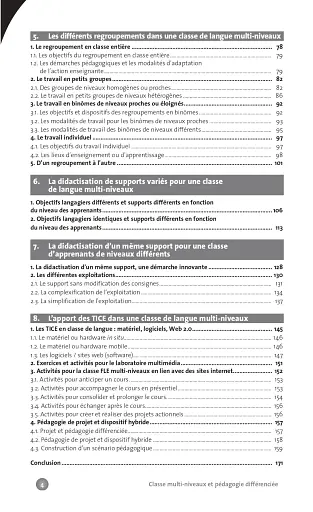 Collection F. Classe multi-niveaux et pedagogie differenciee - фото 4