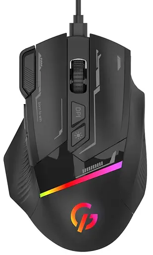 Миша GamePro GM300 RGB USB Black (GM300B) - фото 1
