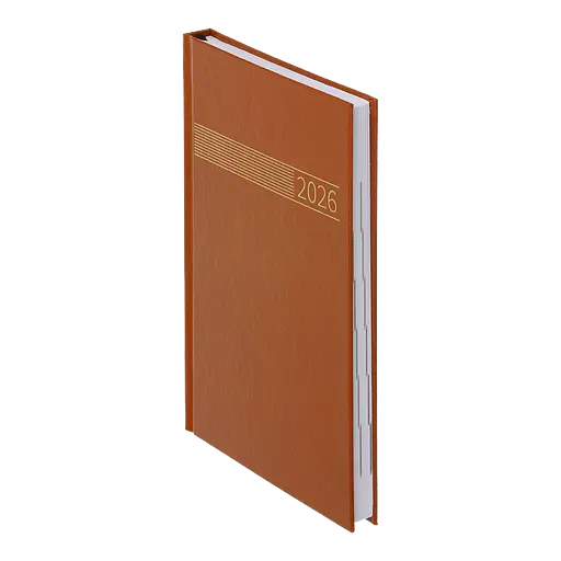 Ежедневник датированный Buromax Time 2026 A5 бумвинил коричневый (BM.21168-25) - фото 2