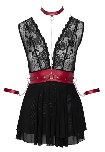 Сорочка Cottelli Collection Bondage Babydoll L чорний - фото 6