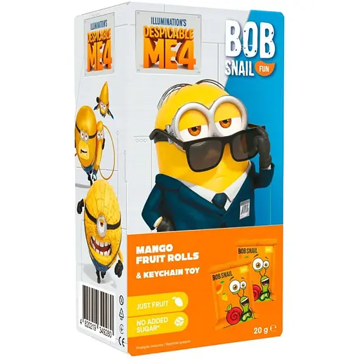 Уценка. Набор фруктовых конфет Bob Snail Fun Манго с игрушкой 20 г  - фото 1