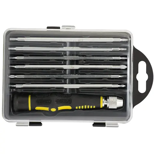 Набір часових викруток Sigma 12 в 1 CrV з кейсом 4003011 - фото 1