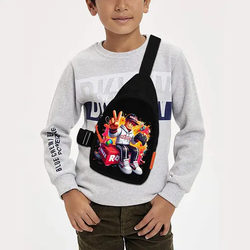 Сумка через плече дитяча Roblox 29х17 см сумка слінг для хлопчика (01977)