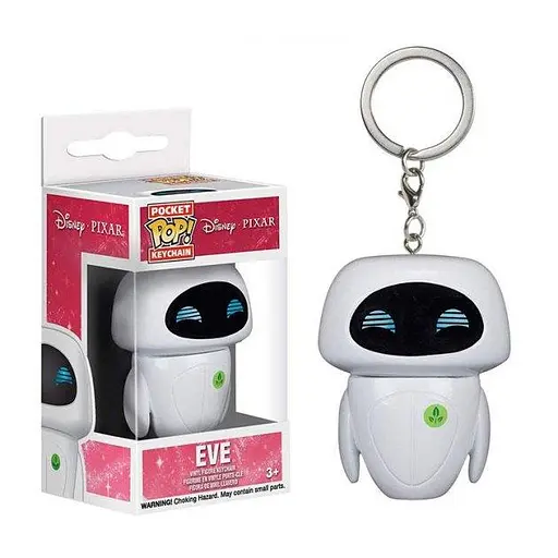 Фігурка-брелок Funko Pop Фанко Поп Валлі Єва Wall-E Eve 4 см DP1 - фото 1