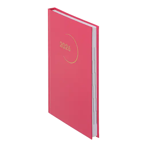 Щоденник датований Buromax Madam 2026 A5 бумвініл малиновий (BM.21170-29) - фото 2