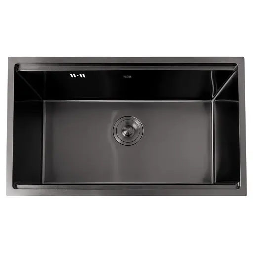 Черная мойка под столешницу 1.5 мм многофункциональная Nett NB-7042 - фото 7