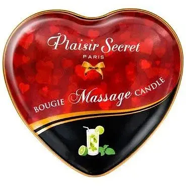 Массажная свеча-сердце Plaisirs Secrets Mojito (35 мл) - фото 2