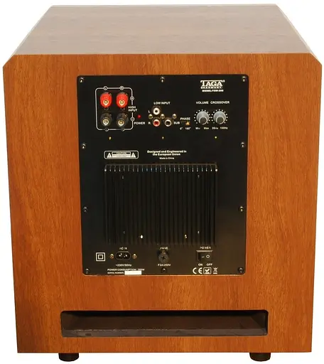 Сабвуфер TAGA Harmony TSW-200 Walnut - фото 2