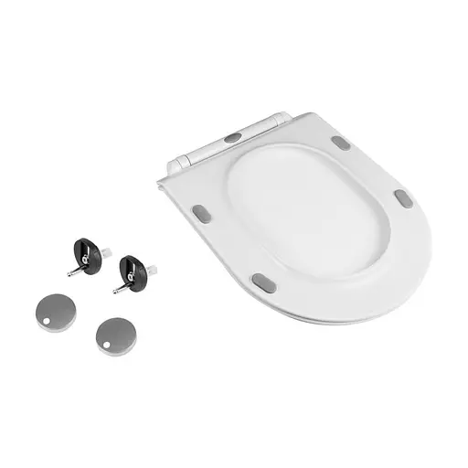 Сиденье для унитаза Qtap Presto с микролифтом Slim QT26991217AW - фото 5