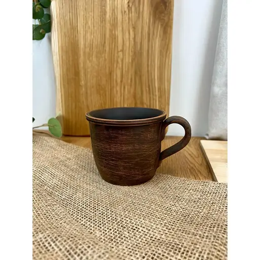 Чашка 0.4 л керамічна (глиняна) Гладка