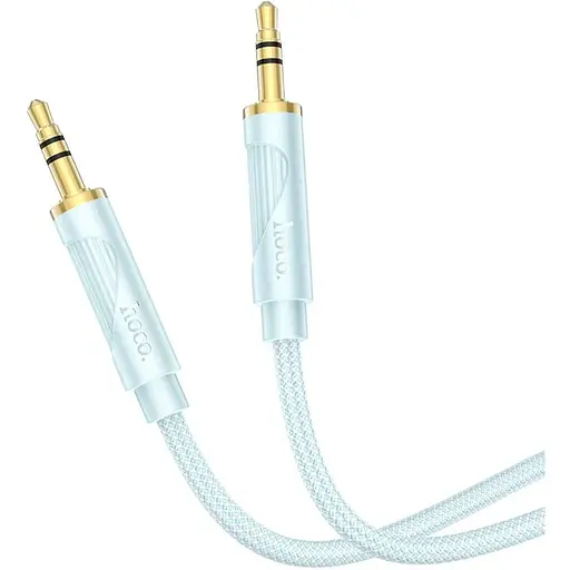 AUX-кабель Hoco UPA30 Jack 3.5 to Jack 3.5 1 м синий - фото 1