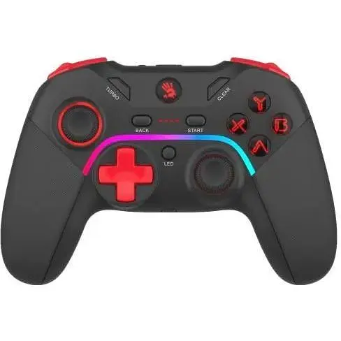 Геймпад Bloody GPW70 беспроводной USB 2,4 ГГц для ПК/PS3/Switch/Android двойная вибрация 600 мАч - фото 1