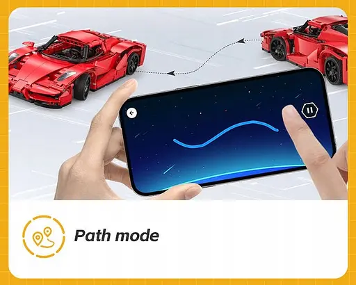 Конструктор машина на радиоуправлении CADA Red Blade гонка 405 деталей - фото 7