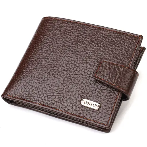 Чоловічий шкіряний гаманець Canpellini 11х9х1 см acs0025626 - фото 1