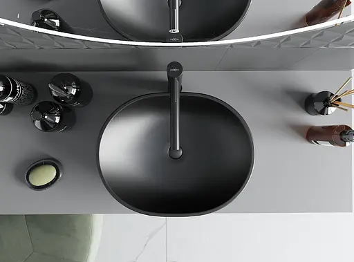 Умывальник Mexen Viki silver black matt накладной MEX-21054874, Хром - фото 4