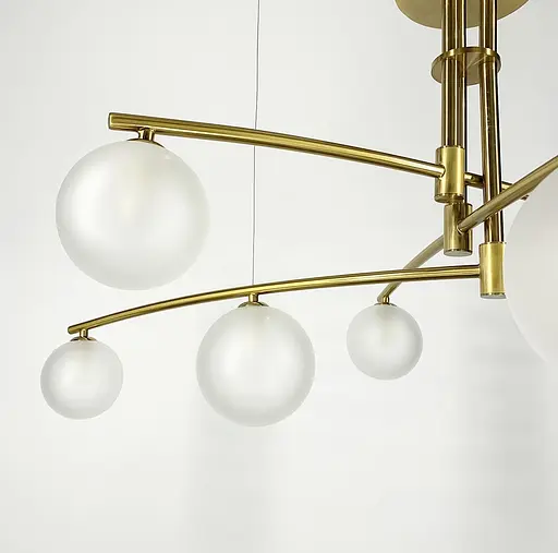 Aure – современная подвесная люстра в латунном каркасе | Ст. SGJ 8.9 AB | Line F - фото 4