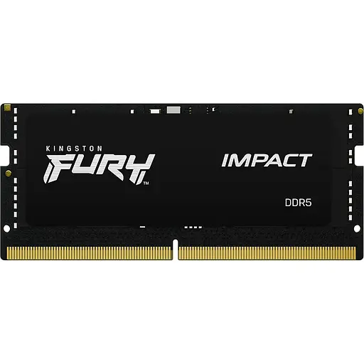Модуль пам'яті Kingston Fury DDR5 16GB Kingston DDR5 16GB 5600 FURY Impact PnP (KF556S40IB-16) - фото 1