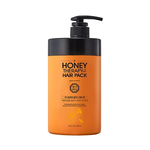 Інтенсивна медова маска для волосся Honey Therapy Plus Hair Pack Daeng Gi Meo Ri 1000 мл - фото 1