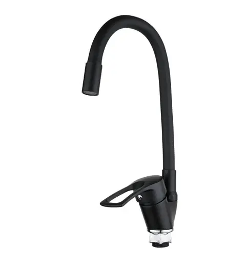 Змішувач для кухні Mixxus FANY 011 (Nut) Black Refl.Black (MI6294) - фото 1