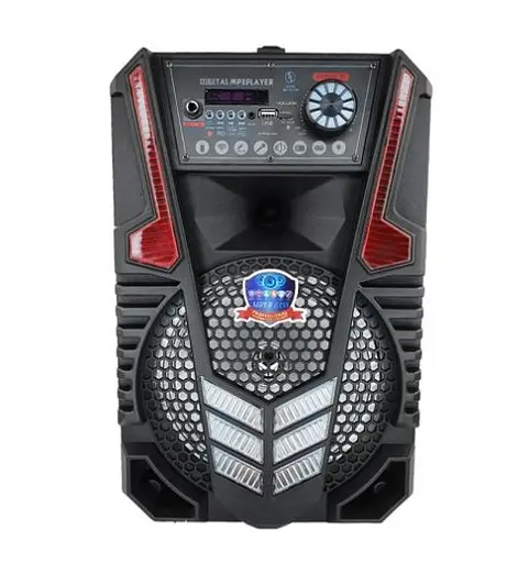 Колонка Big LT-818 bluetooth + микроон (245х220х385) USB/MO3/FM/TWS black