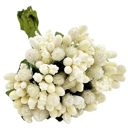 Декоративные тычинки для творчества Bambi KV-715-2 пучок 12 штук - фото 1