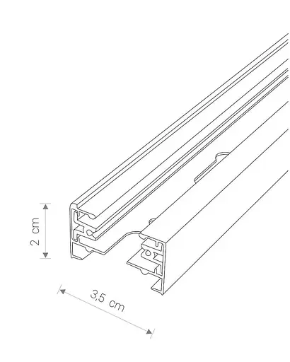 Шинопровод 1-фазный Nowodvorski 9452 Profile - фото 2