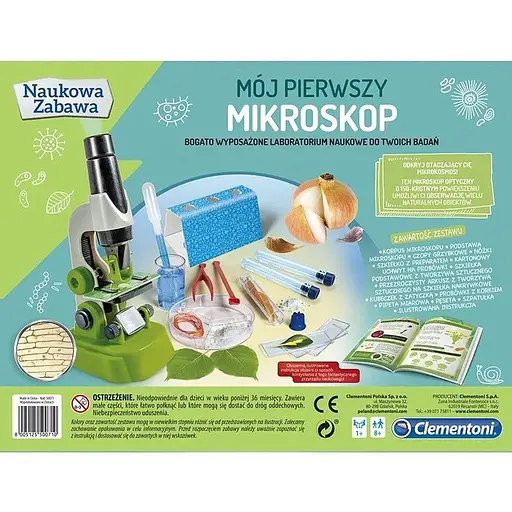 Науковий набір Мій перший міні мікроскоп - Clementonі 50071 - фото 3