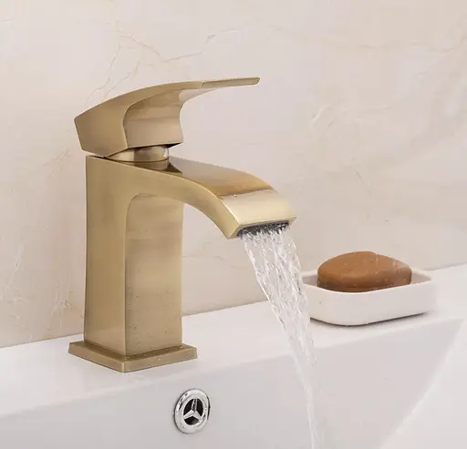 Змішувач для умивальника Gappo G1007-4 бронза Бронза - фото 2