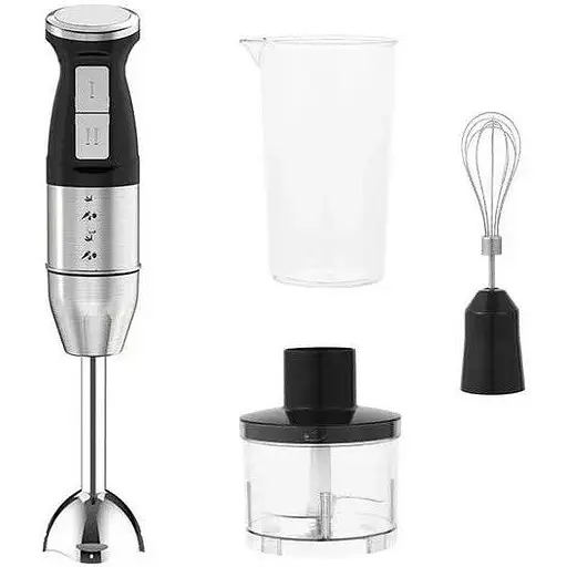 Занурювальний блендер Bitek BT-326 для дому 800Вт Чорний/Сірий - фото 1