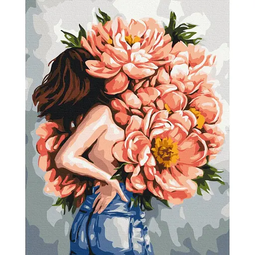 Картина по номерам Пионы женственности Дарья Михайлишина Brushme 40x50 см разноцветная 000276850