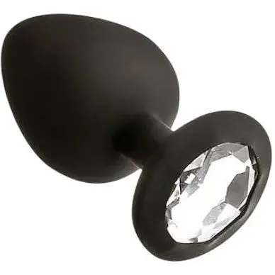 Анальна пробка з кристалом Mai Attraction Toys №49 Black