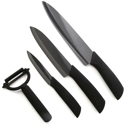 Набір керамічних кухонних ножів Huo Hou hu0010 4 предмети - фото 2