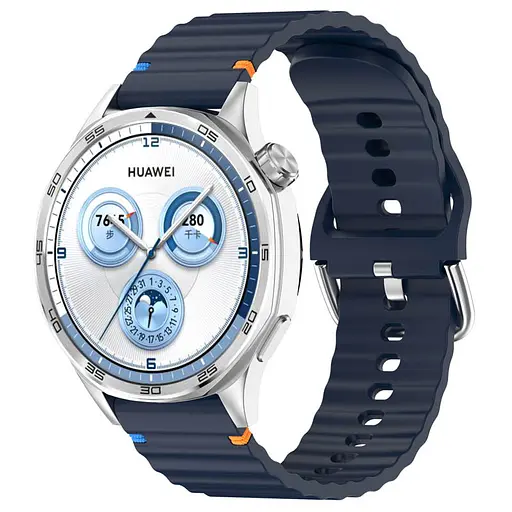 Силиконовый ремешок Wavy для Smart Watch 20mm Midnight Blue