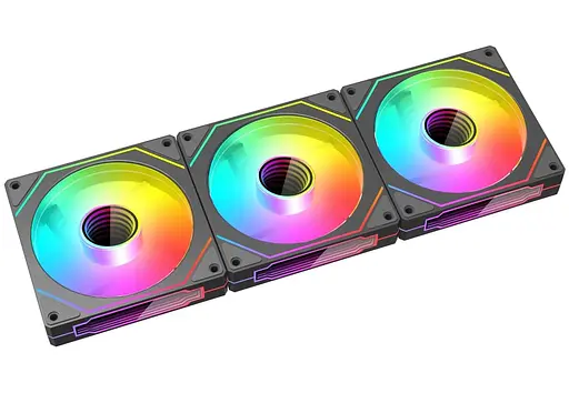 Вентилятор Coolmoon 120мм CM-5PRO-B-F Forward (CM-5PRO-B-F) Black - фото 5