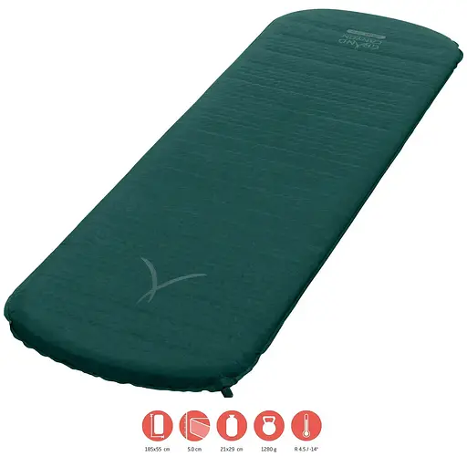 Килимок самонадувний Grand Canyon Hattan 5.0 M Botanical Garden зелений (DAS303322) - фото 2