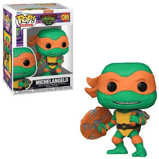 Коллекционная фигурка Funko Pop Фанко Поп Черепашек-ниндзя TMNT Микеланджело Michelangelo 10см FP TMNT M 1395 - фото 1