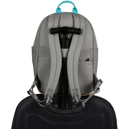 Рюкзак антивор Pacsafe Go 15 л backpack серый (35110146) - фото 9