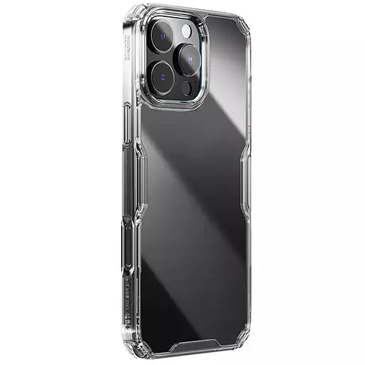 Чохол TPU Nillkin Nature Pro Series для Apple iPhone 16 Pro 6.3 Безбарвний прозорий - фото 3