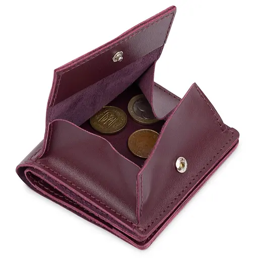 Женское кожаное портмоне Grande Pelle 10х10х1.5 см acs0018774 - фото 5