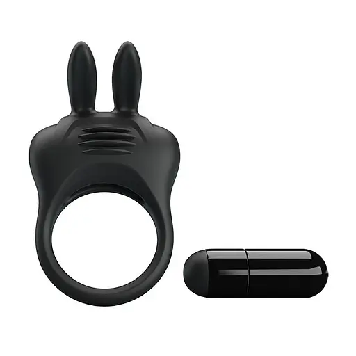 Эрекционное кольцо Pretty Love Davion Penis Ring 7.4 см черный - фото 2