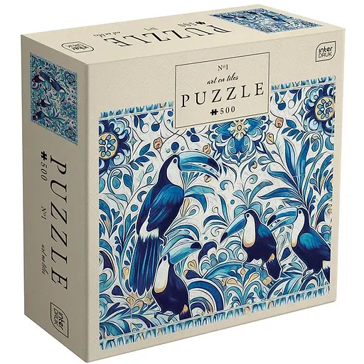 Пазли тришарові Interdruk Art on Tiles 1, 500 шт. (385086)