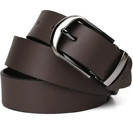 Ремінь шкіряний Grande Pelle коричневий  120х3.5х0.5 см acs0032048 - фото 1