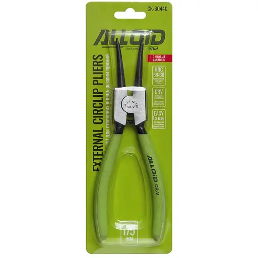 Щипцы для стопорных колец Alloid разжим прямой 175 мм (CK-6044C) - фото 5